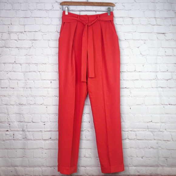 ASOS Pants - ASOS Woven Peg Trousers with OBI Tie
